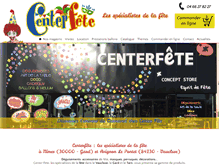 Tablet Screenshot of centerfete.com